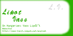 lipot vass business card